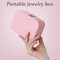 Travel Jewelry Box, Portable Jewelry Case Small Jewelry Organizer Storage Holder Boxes for Bracelets,Necklaces,Earrings,Rings